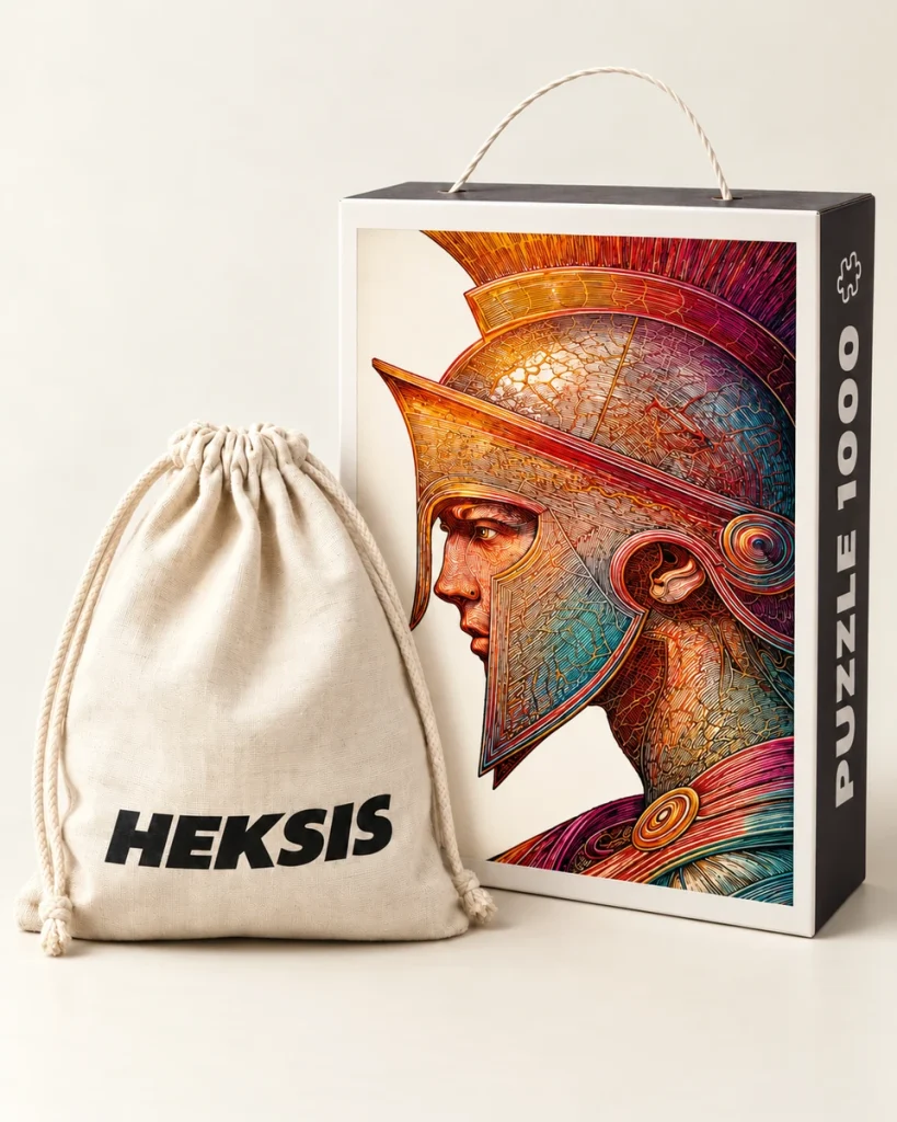 Ares — Gift box with a paper handle and a cotton bag included