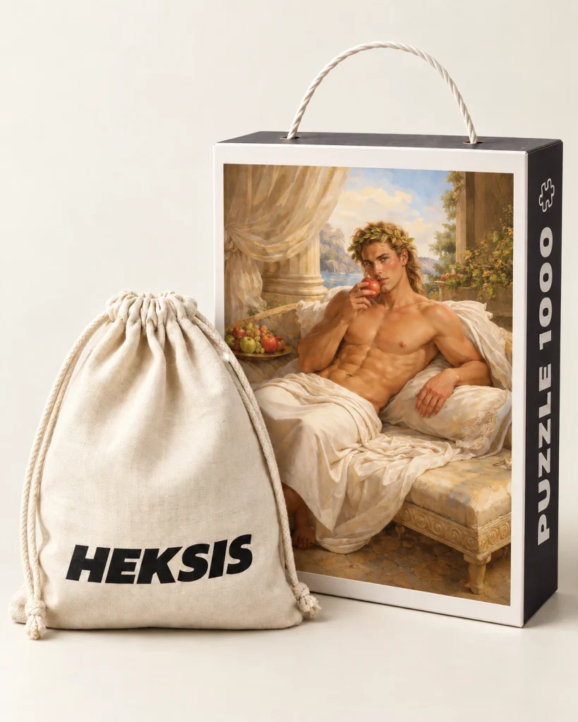 Apollo — Gift box with a paper handle and a cotton bag included