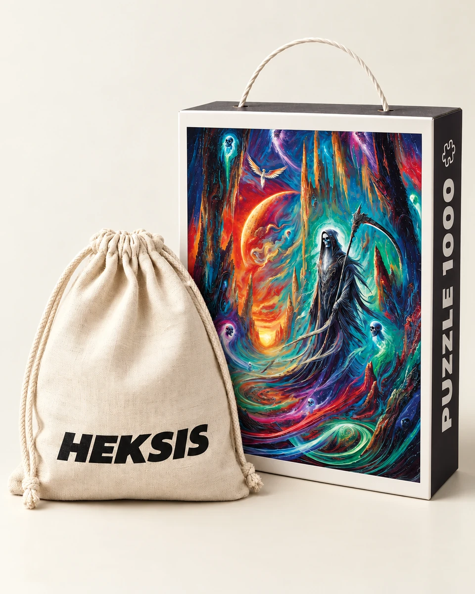 Thanatos — Gift box with a paper handle and a cotton bag included